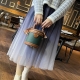 广州工厂定制迷你复古水桶包欧美新款丝巾小圆筒手提包斜挎包包女