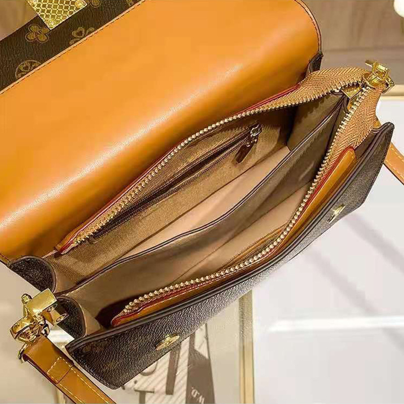 Small batch customization of French vintage hand-held women's bags for foreign trade, high-end single shoulder crossbody women's bags200Minimum order quantity